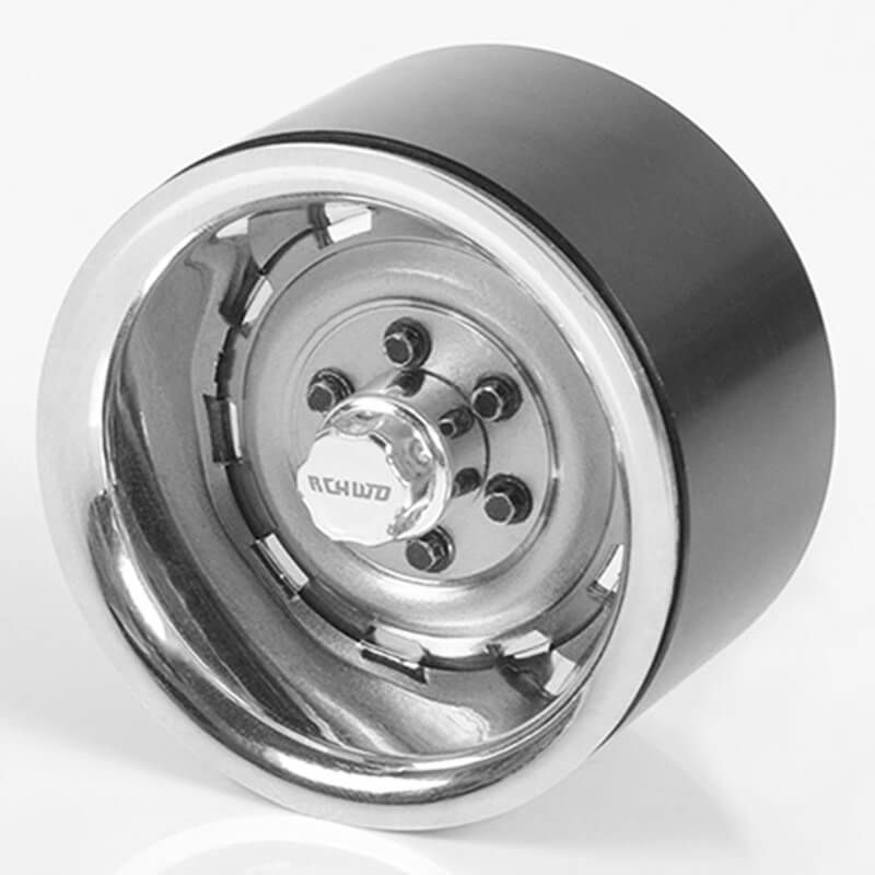 RC4WD Rally 1.9&quot; Beadlock Wheels (Silver) (Z-W0257)