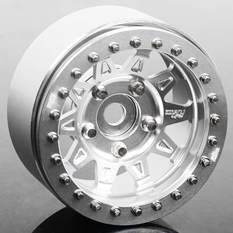 RC4WD Dirty Life Roadkill 1.7&quot; Beadlock Wheels (Silver) (Z-W0298)